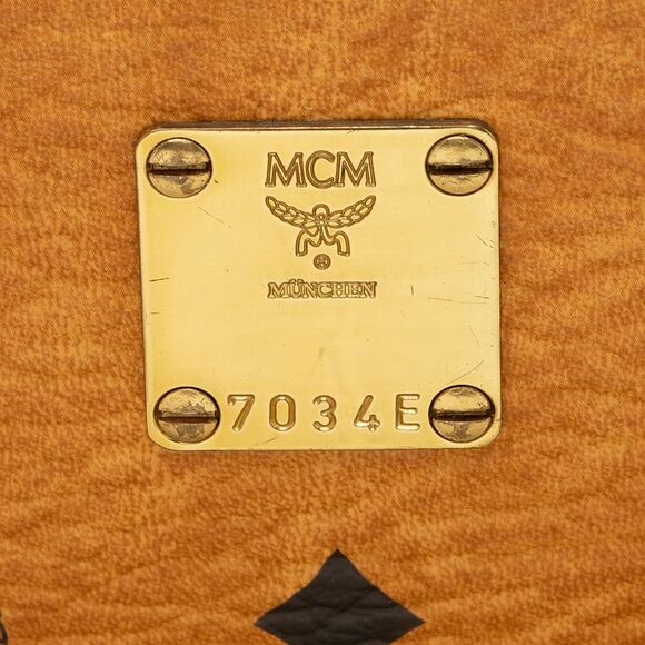 MCM Vintage Visetos Portfolio Clutch - Picture 7 of 14